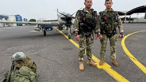 Militares brindan apoyo aéreo para búsqueda del guía argentino