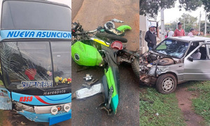 Religiosa protagoniza triple choque en San José de los Arroyos - OviedoPress