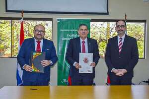 UMAX y FCE-UNA concretan un acuerdo histórico que transformará la educación superior en el país - Empresariales - ABC Color