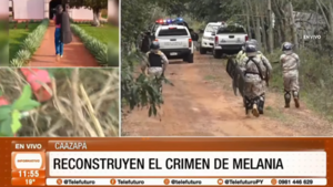 Reconstruyen el crimen de Melania en Caazapá