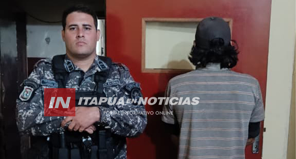 LINCE DETIENE A SUJETO BUSCADO POR UN HECHO DE HURTO EN ENCARNACIÓN