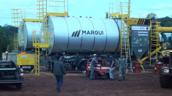Planta asfáltica de Encarnación entra en su etapa final y se alista para iniciar operaciones