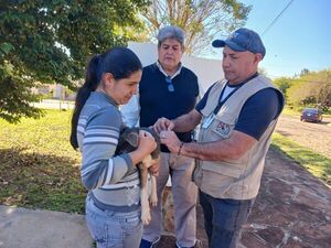 Vacunan contra la rabia en Itapúa por el Rally del Paraguay
