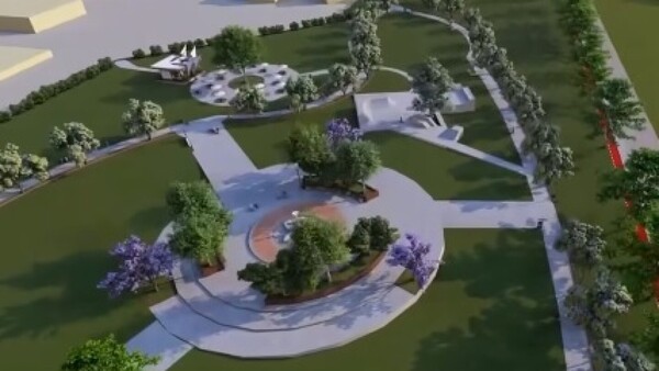 Arranca construcción del Parque Central Sostenible en Areguá, con anfiteatro, canchas y pista de patinaje