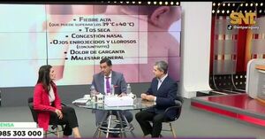 Confirman caso de sarampión en Paraguay - SNT