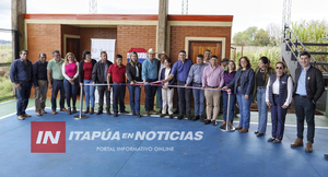 GOBERNACIÓN INAUGURÓ POLIDEPORTIVO EN ITAPÚA POTY