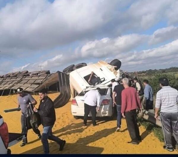 Popular / Tras varias horas liberan una parte de la ruta tras feo accidente