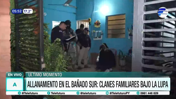 Megaoperativo en Bañado Sur: Despliegue para desarticular clanes criminales