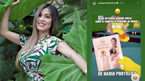 Nadia Portillo se vuelve viral en redes por un divertido meme sobre "su perfume" - Teleshow