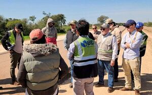 Misión del BID verificó avances del lote 2 de la ruta PY12