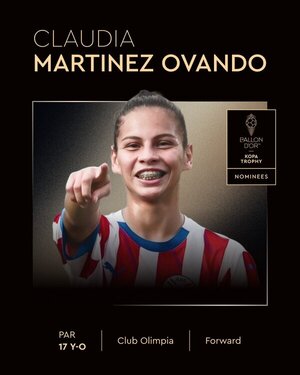 Con tan solo 17 años, Claudia Martínez es candidata a ganar el Trofeo Kopa | Unicanal