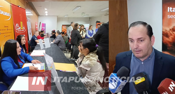 SEBASTIÁN REMESOWSKI PARTICIPÓ DE LA GRAN FERIA DE EMPLEOS EN ENCARNACIÓN