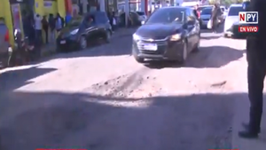 San Lorenzo no tiene calles, tiene baches
