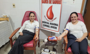 Jornada especial de colecta de sangre en la Unidad de Medicina Transfusional del Materno Infantil de Coronel Oviedo - OviedoPress