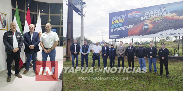 ITAPÚA EN MARCHA PARA RECIBIR EL WRC UENO RALLY DEL PARAGUAY