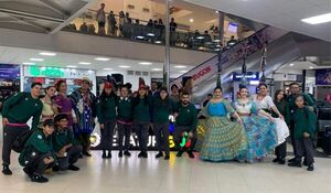 Organizadores de juegos dan bienvenida a visitantes - La Tribuna