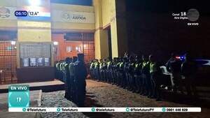 Gran operativo de traslado de reclusos en Itapúa