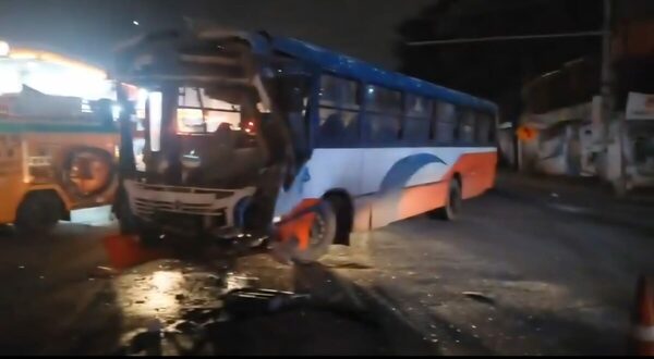 Transganado choca contra bus sobre Acceso Sur - Portal Digital Cáritas Universidad Católica