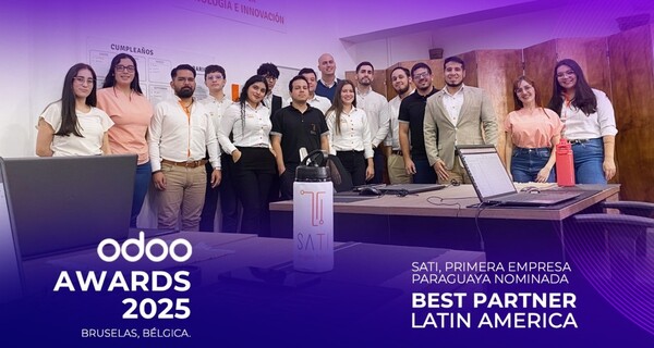 SATI representará a Paraguay en los premios Odoo Awards 2025 en Bélgica