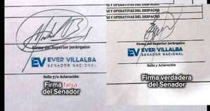 La Nación / Caso de sobrino de Celeste, bajo sospecha por firma falsa