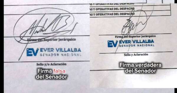 La Nación / Caso de sobrino de Celeste, bajo sospecha por firma falsa