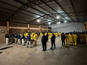 Intenso operativo en la Penitenciaría Regional de Coronel Oviedo