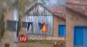  INCENDIO CONSUMIÓ POR COMPLETO UNA VIVIENDA EN MAYOR OTAÑO 