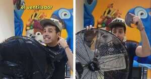La Nación / Desmontan el truco viral para limpiar el ventilador con bolsa