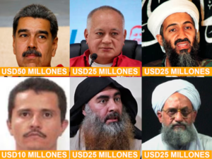 Maduro lidera lista negra de EEUU
