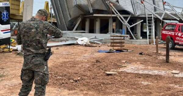 La Nación / Loma Plata: reportan dos muertos y cuatro obreros heridos tras derrumbe de un silo