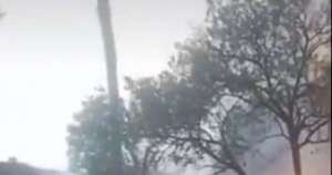 La Nación / Incendio destruye por completo la casa de una abuela en Luque