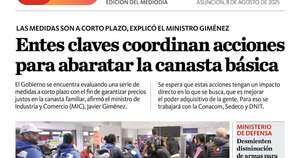 La Nación / LN PM: edición del 8 de agosto