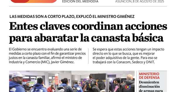 La Nación / LN PM: edición del 8 de agosto