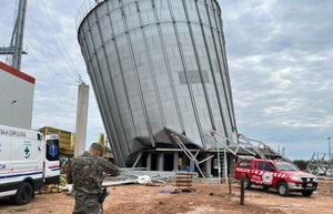 Reportan dos fallecidos y cuatro heridos tras derrumbe de silo
