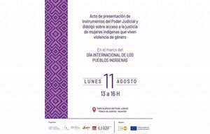 Invitan a jornada sobre perspectiva intercultural en casos de violencia contra mujeres indígenas