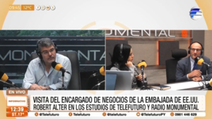Visita del encargado de negocios de la Embajada de Estados Unidos