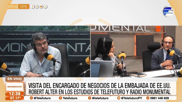 Visita del encargado de negocios de la Embajada de Estados Unidos