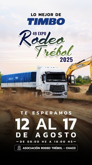 TIMBO presente en La Expo Rodeo Trébol 2025 - Amigo Camionero
