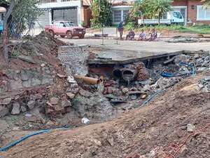 Desagüe de Santo Domingo: Nenecho jamás entregó cronograma a los vecinos, reclaman - Nacionales - ABC Color