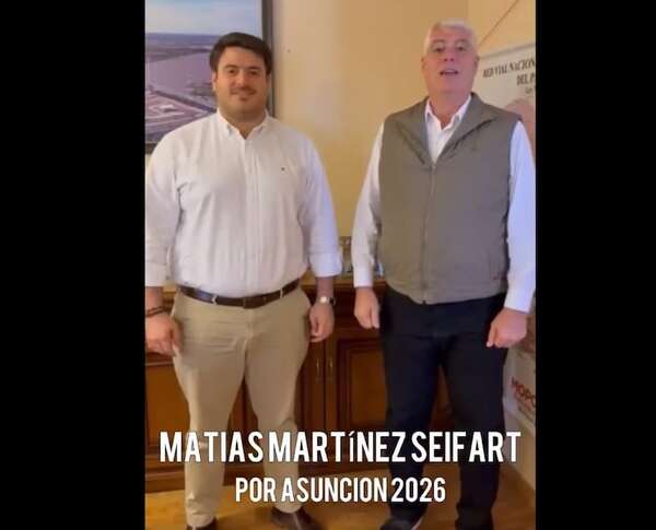 Wiens presenta a Matías Martínez Seifart para concejal de Asunción - Política - ABC Color