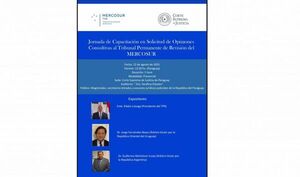 Harán jornada de capacitación sobre solicitud de Opiniones Consultivas al Tribunal Permanente de Revisión del MERCOSUR