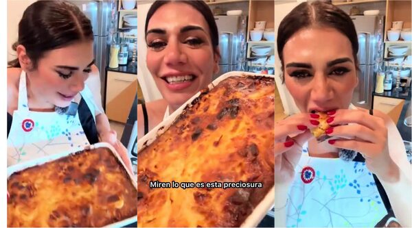 Popular / (VIDEO) ¡Mi país, mi país! Florencia de la V sorprendió haciendo sopa paraguaya