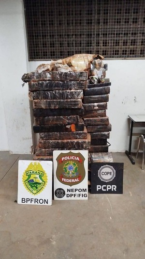 Incautan 1 tonelada de marihuana paraguaya en Brasil