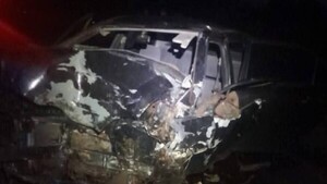 Grave choque entre dos vehículos deja heridos en Santa Rosa del Aguaray