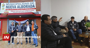 AUTORIDADES DEL WRC RALLY DEL PARAGUAY VISITAN NUEVA ALBORADA