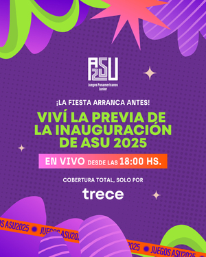 ¡El Trece transmitirá la ceremonia de inauguración de los Panamericanos Junior! - trece