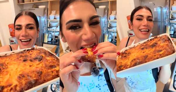 La Nación / Florencia de la V preparó sopa paraguaya y recordó a sus abuelos