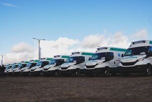 Salud pública suma 30 ambulancias nuevas