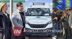 MODERNA AMBULANCIA EQUIPADA LLEGA A CARMEN DEL PARANÁ 
