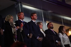 El presidente Peña inaugura los Juegos Panamericanos Junior Asu2025